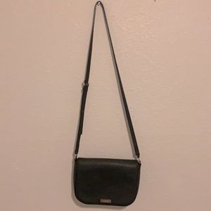 Kate Spade black leather crossbody bag